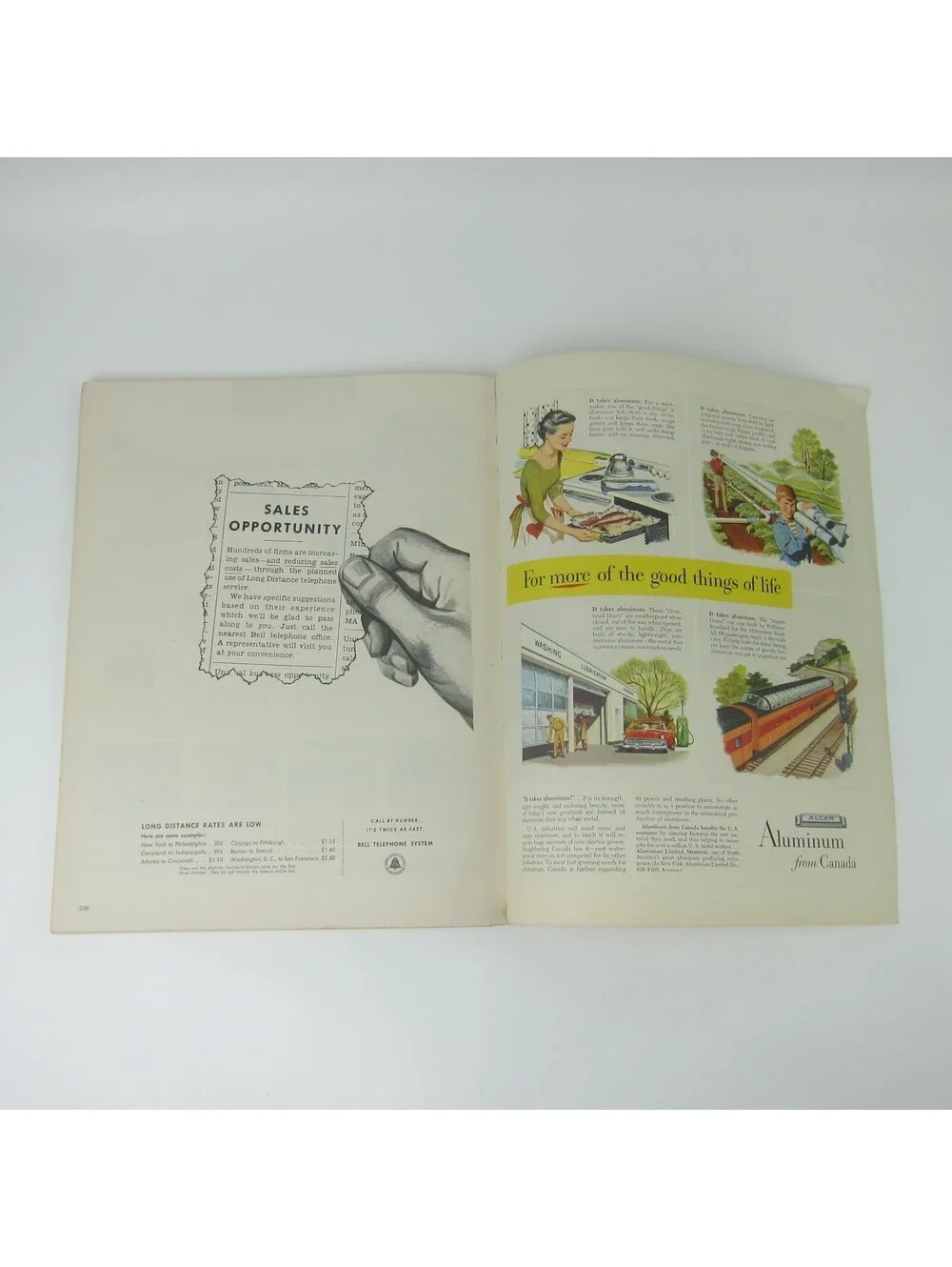 Vintage FORTUNE Magazine March 1955 Campbell Soup Morrell's McCallum Ford Buick